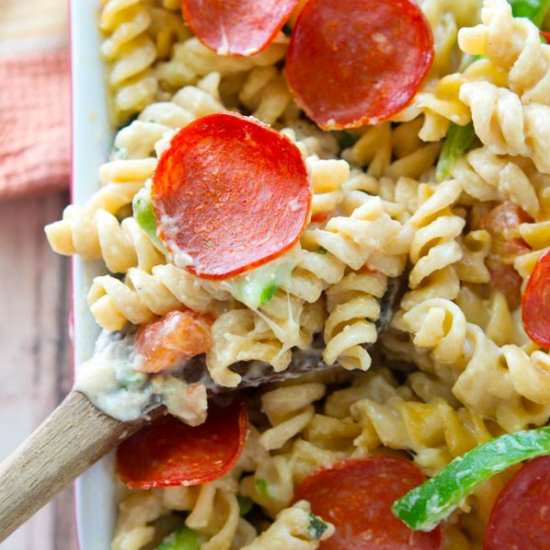Pepperoni Pizza Mac ‘n’ Cheese