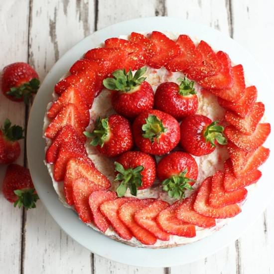 No-Bake Strawberry Cheesecake