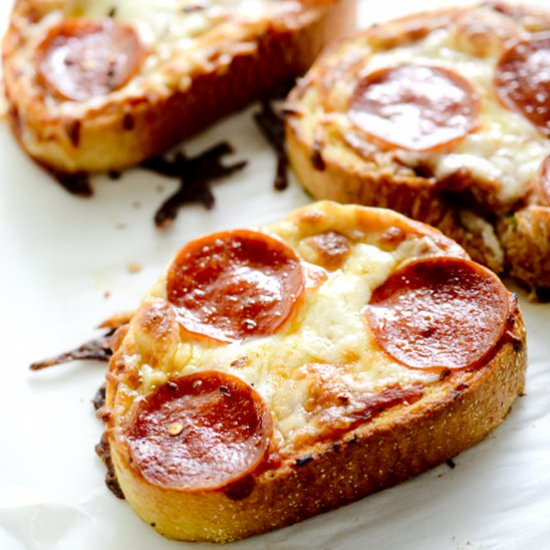 Texas Toast Garlic Bread Pizza