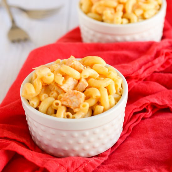 GF Buffalo Chicken Mac n Cheese