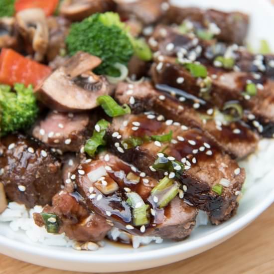 Grilled Steak Teriyaki