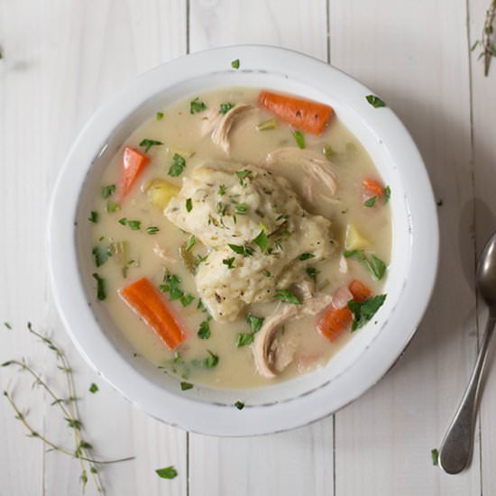 Easy Chicken and Dumplings