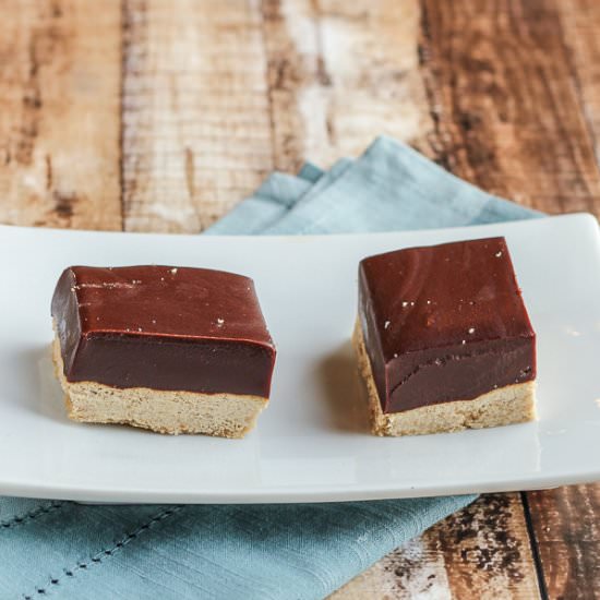 Chocolate Caramel Shortbread Bars