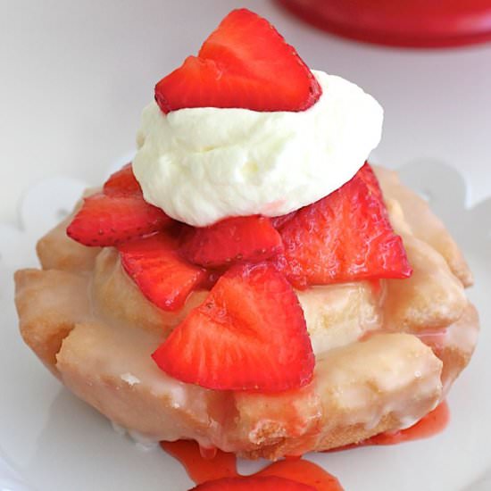 Donut Strawberry Shortcake