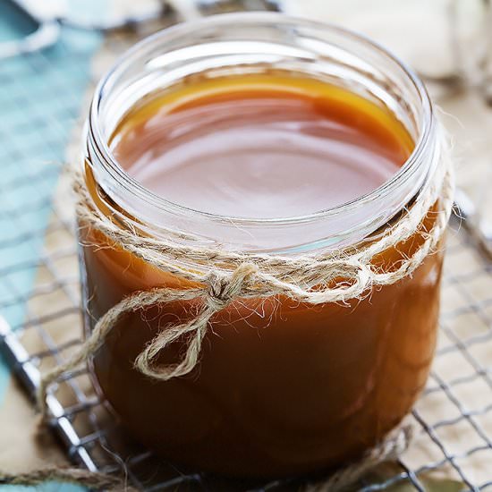 The BEST Salted Caramel Sauce