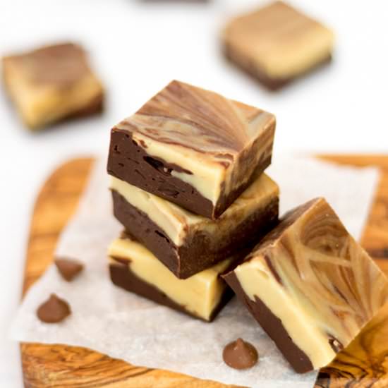Peanut Butter & Chocolate Fudge