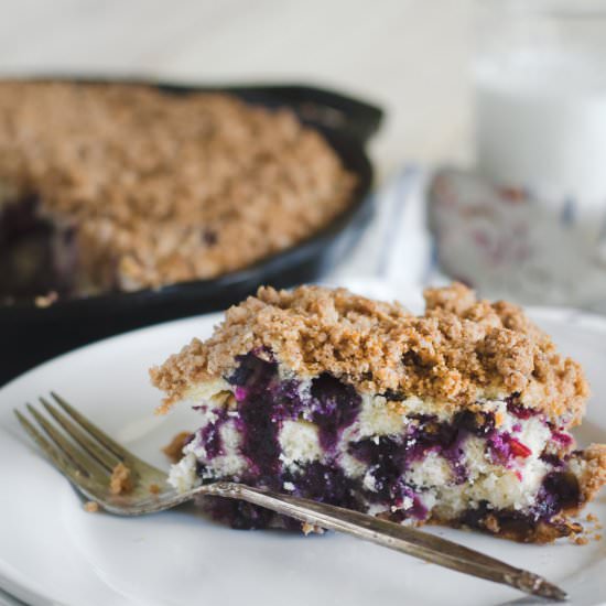 Blueberry Buckle with Streusel