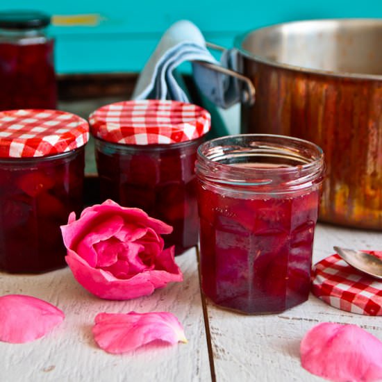 Watermelon, Strawberry & Rose Jam