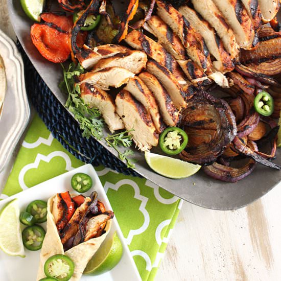 Grilled Chicken Fajitas