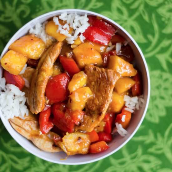 Chicken Mango Stir Fry