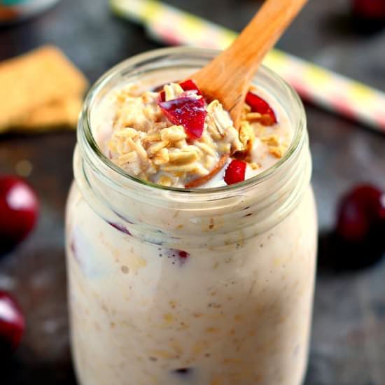 Cherry Pie Overnight Oats