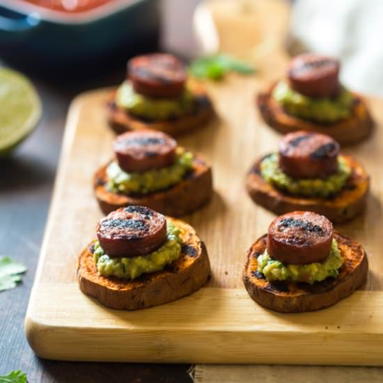 Sweet Potatoes with Guacamole