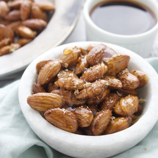 Honey Soy Almonds