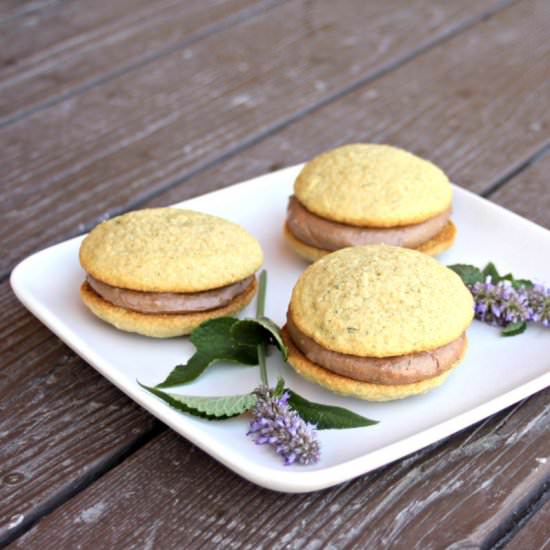 Anise Hyssop Whoopie Pies
