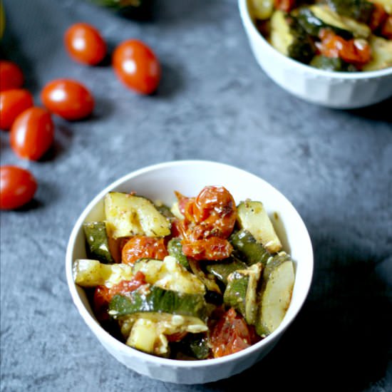 Roasted Italian Zucchini