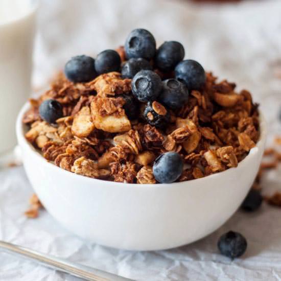 Blueberry Banana Granola