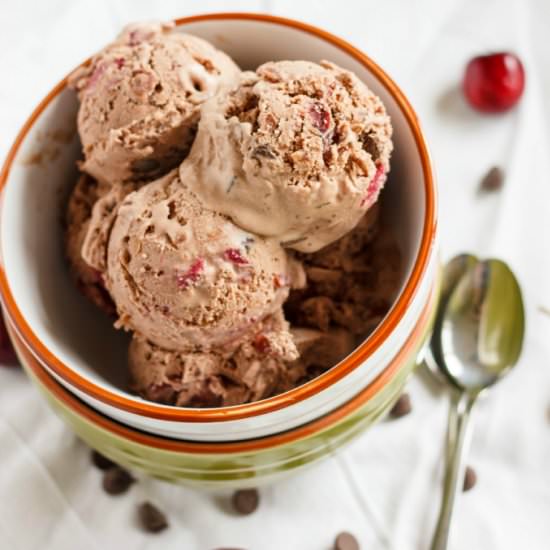 Cherry and Chocolate Ice Cream