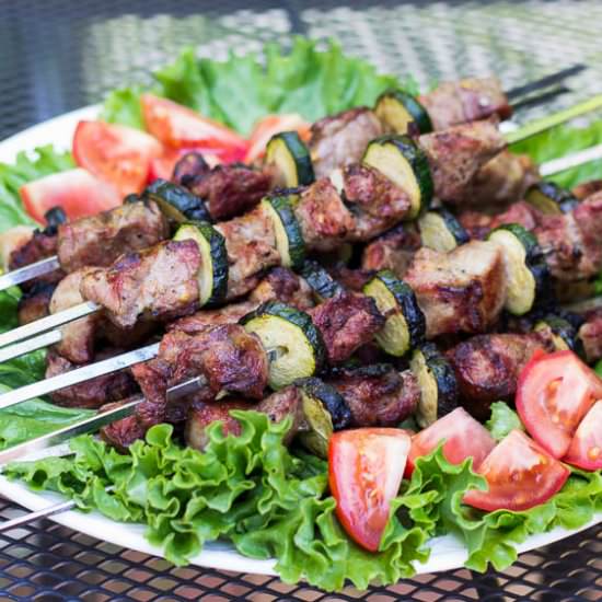 Pork Kebabs (Russian Pork Shashlik)
