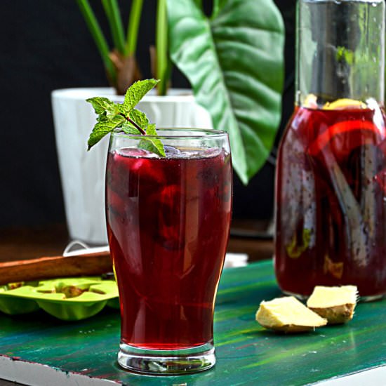 Cherry-Berry Iced Tea