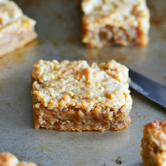 Chewy Peanut Butter Brownies