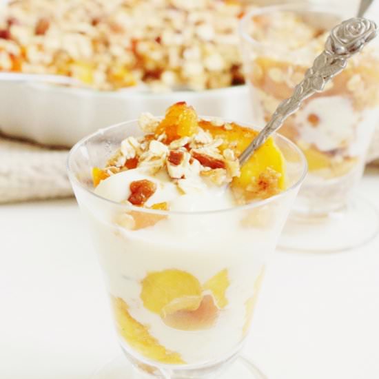 Peach & Pecan Summer Crisp