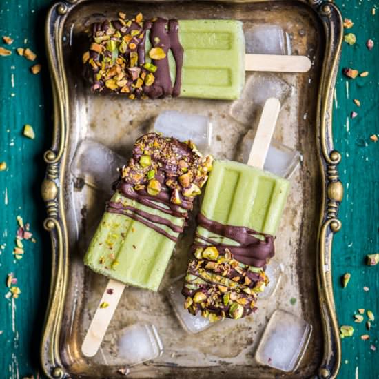 Avocado Lemon Popsicles