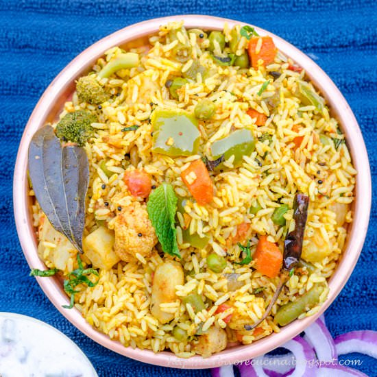 Mixed Vegetable Pulao