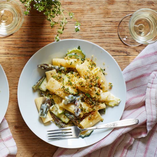Creamy Lemon-Chile Rigatoni
