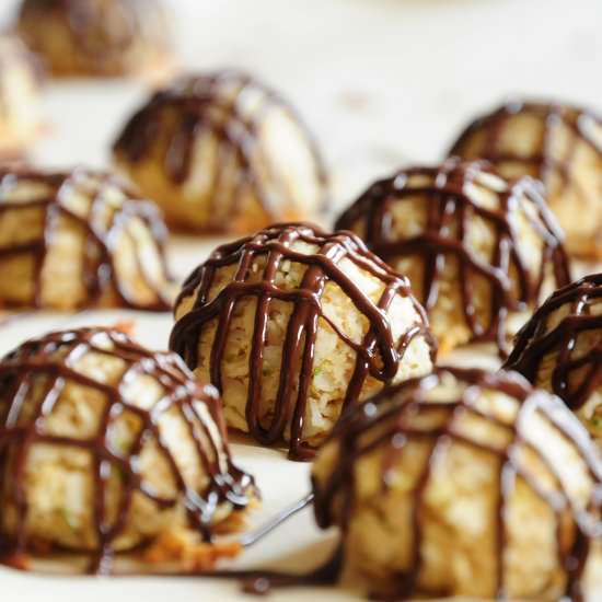 Chocolate Lime Macaroons