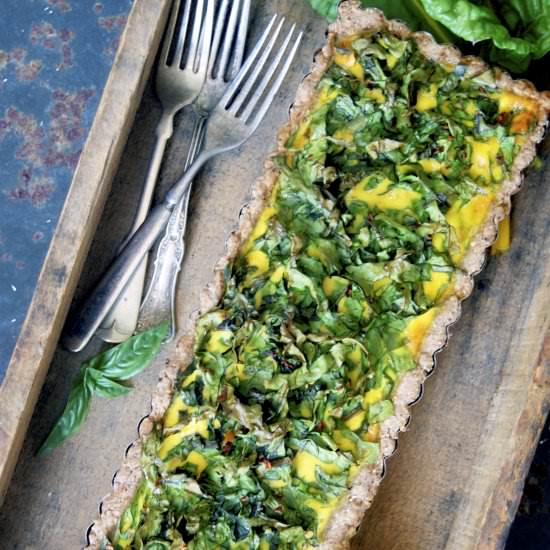 Green Monster Quiche