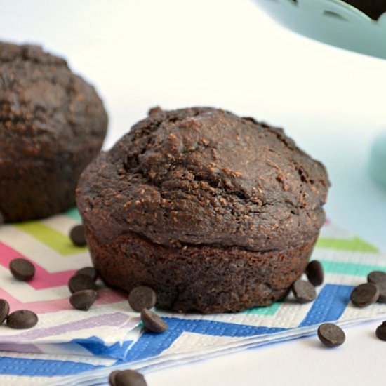 Skinny Chocolate Muffins