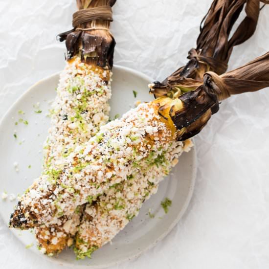 Korean-Mexican Grilled Corn