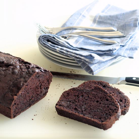 Chocolate and zucchini cake