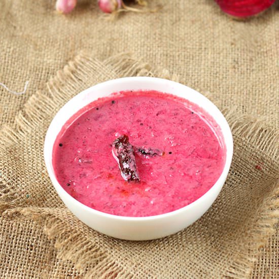 Beetroot pachadi