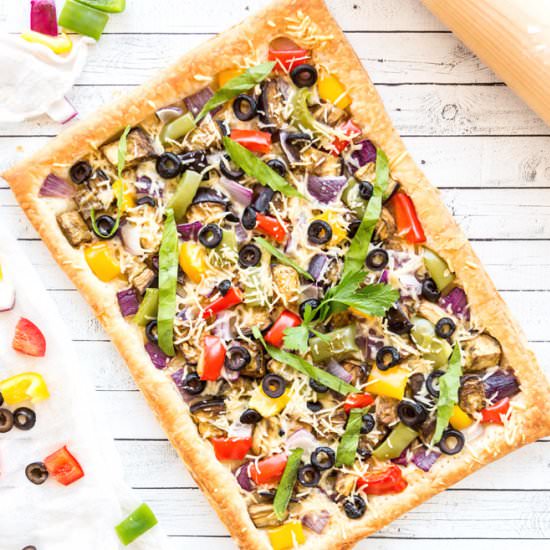 Vegetarian Puff Pastry Tart