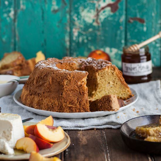 Olive oil chiffon cake