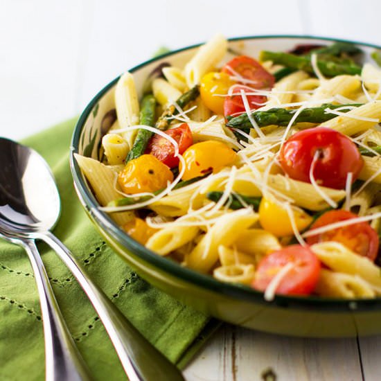 Tomato & Asparagus Carbonara