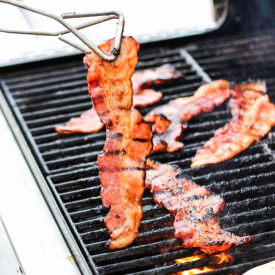 Hubby’s Grilled BBQ Bacon