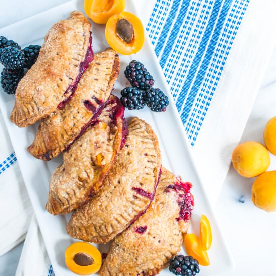 Apricot Blackberry Hand Pies
