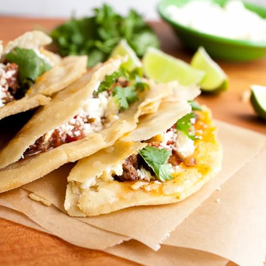 Fried and Stuffed Tacos