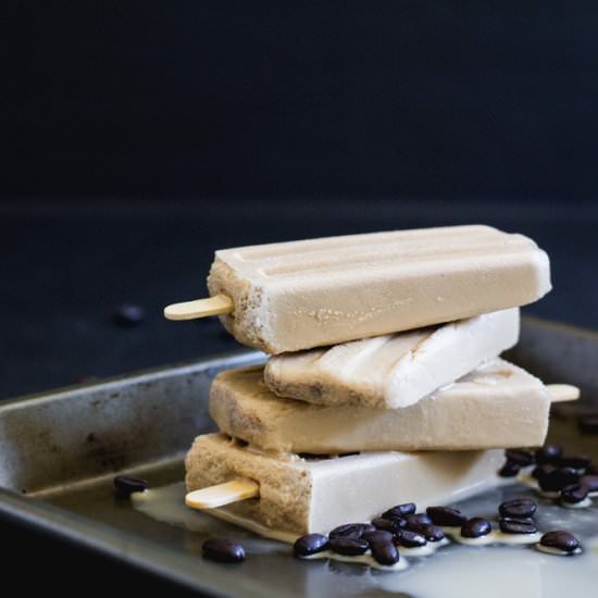 Coffee + Cardamom Popsicles