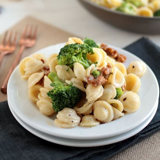 Spicy Sausage Orecchiette