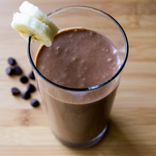 Cocoa Peanut Butter Banana Smoothie