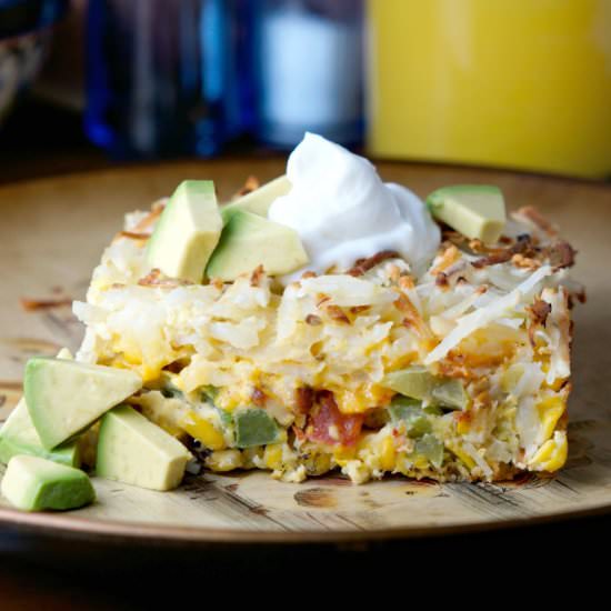 Seven Layer Breakfast Casserole