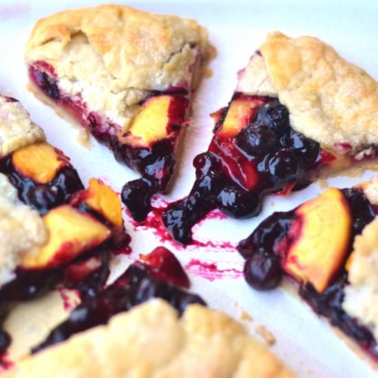 Blueberry & Peach Junior Galette