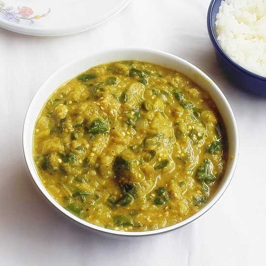 Eggplant and Spinach Coconut Curry