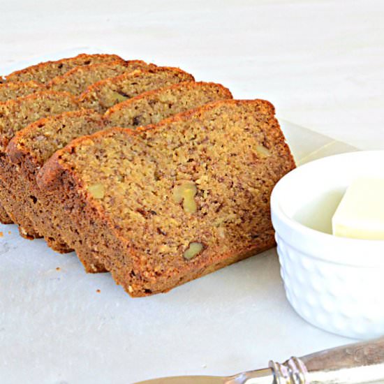 Whole Wheat and Honey Banana Bread