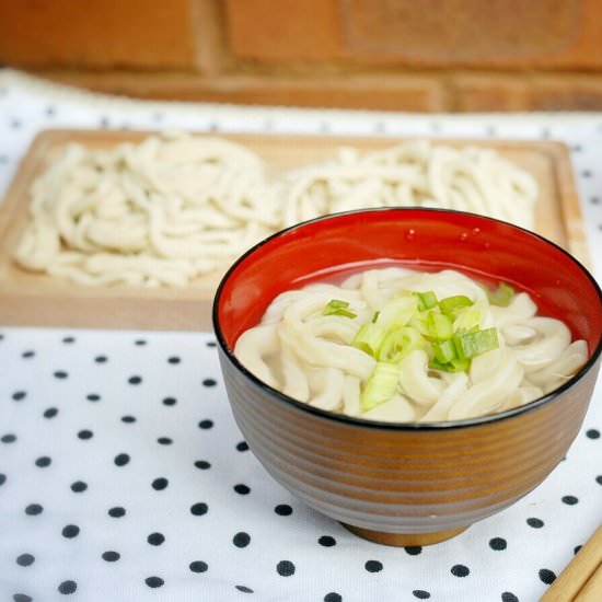Homemade Udon Noodles