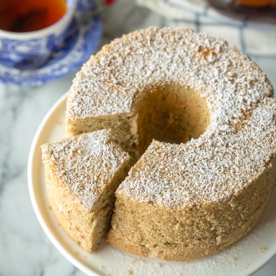 Earl Grey Chiffon Cake