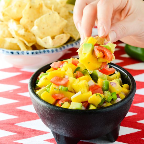 Tropical Avocado Salsa